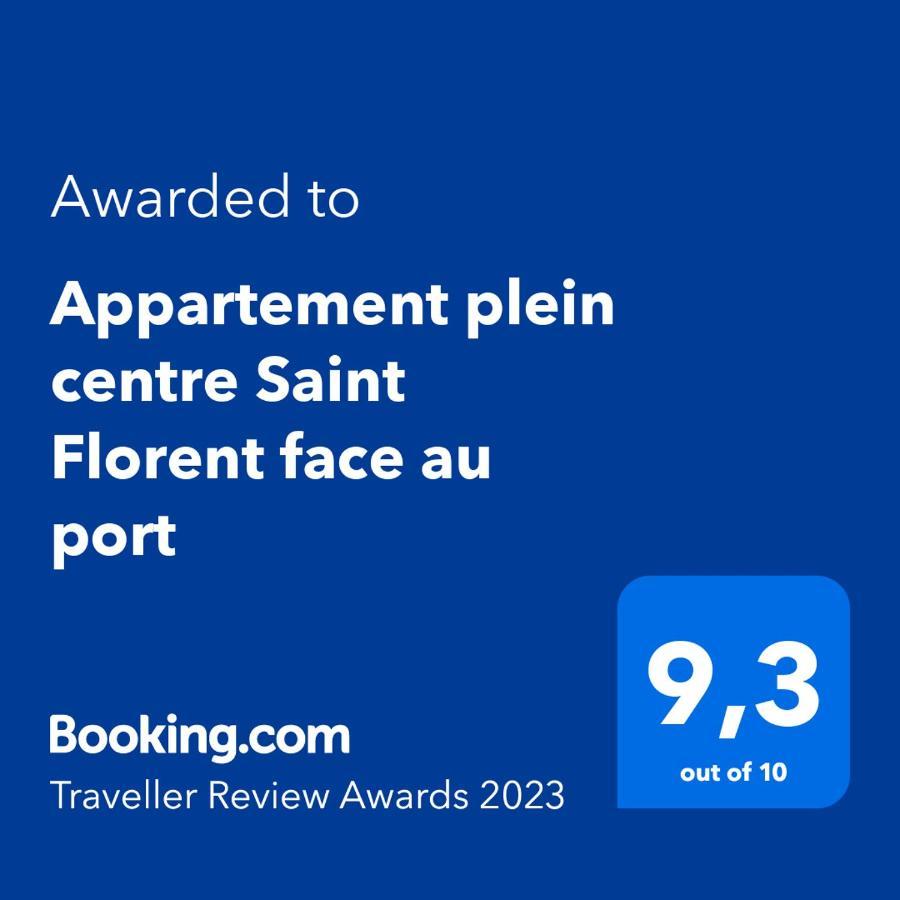 Appartement Plein Centre Saint Florent Face Au Port Εξωτερικό φωτογραφία